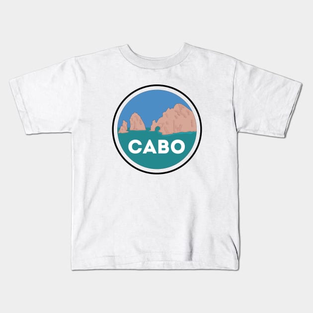 Cabo San Lucas Kids T-Shirt by DiegoCarvalho